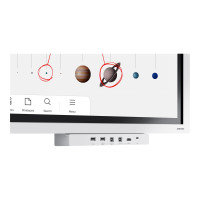 Produktbild för Samsung Flip Pro WM65B WMB Series - 65" Klass (64.5" visbar) LED-bakgrundsbelyst LCD-skärm - 4K - för utbildning/företag