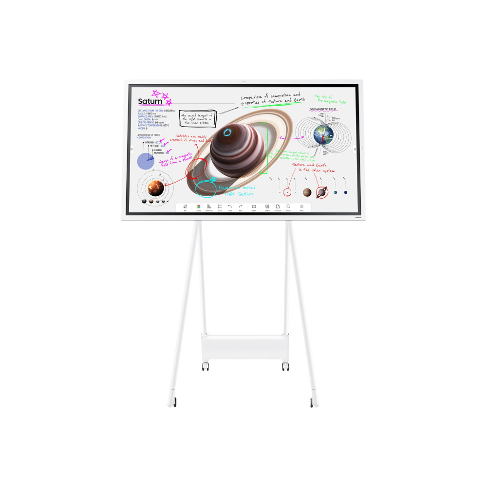 Produktbild för Samsung Flip Pro WM55B WMB Series - 55" LED-bakgrundsbelyst LCD-skärm - 4K - för utbildning/företag