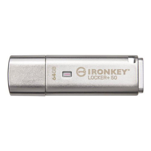 Kingston Technology Kingston IronKey Locker+ 50 - USB flash-enhet - 64 GB