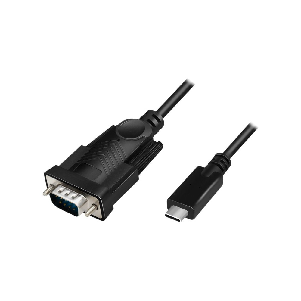 Produktbild för LogiLink - seriell adapter - USB-C 2.0 - RS-232 x 1