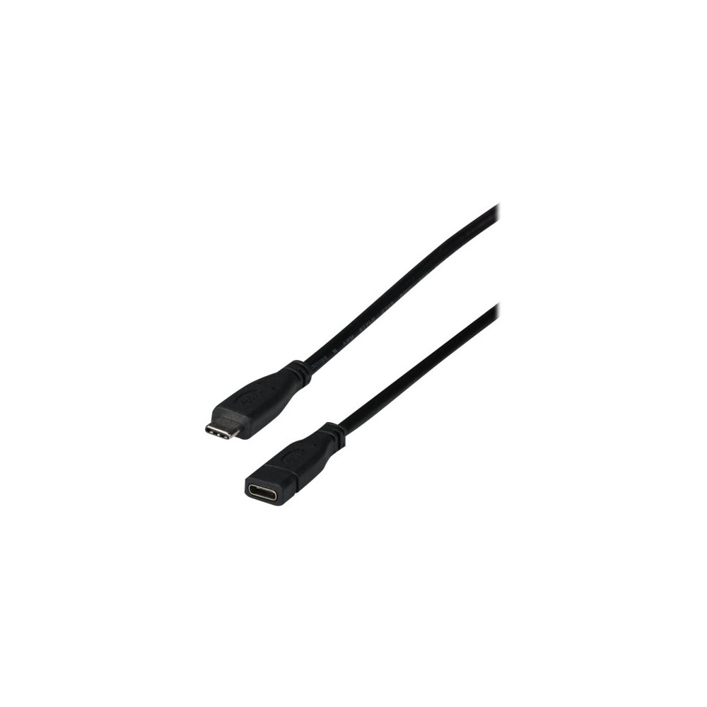 Produktbild för EFB-Elektronik - USB typ C-förlängningskabel - 24 pin USB-C till 24 pin USB-C - 20 cm