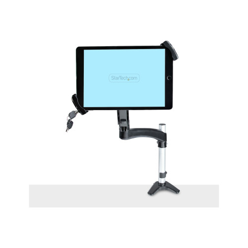 StarTech.com StarTech.com VESA Mount Adapter for Tablets 7.9 to 12.5in - Up to 2kg (4.4lb) - 75x75/100x100 VESA Patterns - Universal Anti-Theft Tablet VESA Mount Clamp - Secure Tablet Mount - Black monteringssats - för surfplatta - svart