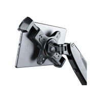 Produktbild för StarTech.com VESA Mount Adapter for Tablets 7.9 to 12.5in - Up to 2kg (4.4lb) - 75x75/100x100 VESA Patterns - Universal Anti-Theft Tablet VESA Mount Clamp - Secure Tablet Mount - Black monteringssats - för surfplatta - svart