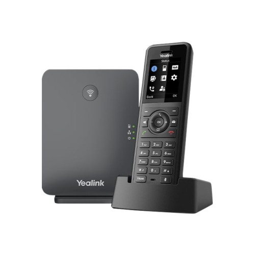 Yealink Network Technology Yealink W77P - trådlös VoIP-telefon med nummerpresentation - 3-riktad samtalsförmåg