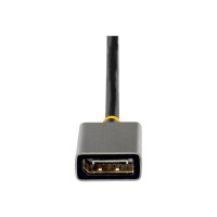 Produktbild för Startech 1ft (30cm) HDMI to DisplayPort Adapter, Active 4K 60Hz HDMI Source to DP Monitor Adapter Cable, USB Bus Powered, HDMI 2.0 to DisplayPort Converter for Laptops/PC - Supports HDR and Ultrawide Displays (128-HDMI-DISPLAYPORT) - adapterkabel - Displa