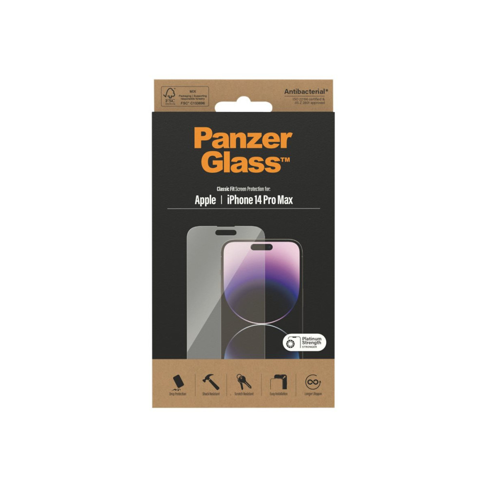 Produktbild för PanzerGlass - skärmskydd för mobiltelefon - klassisk passning