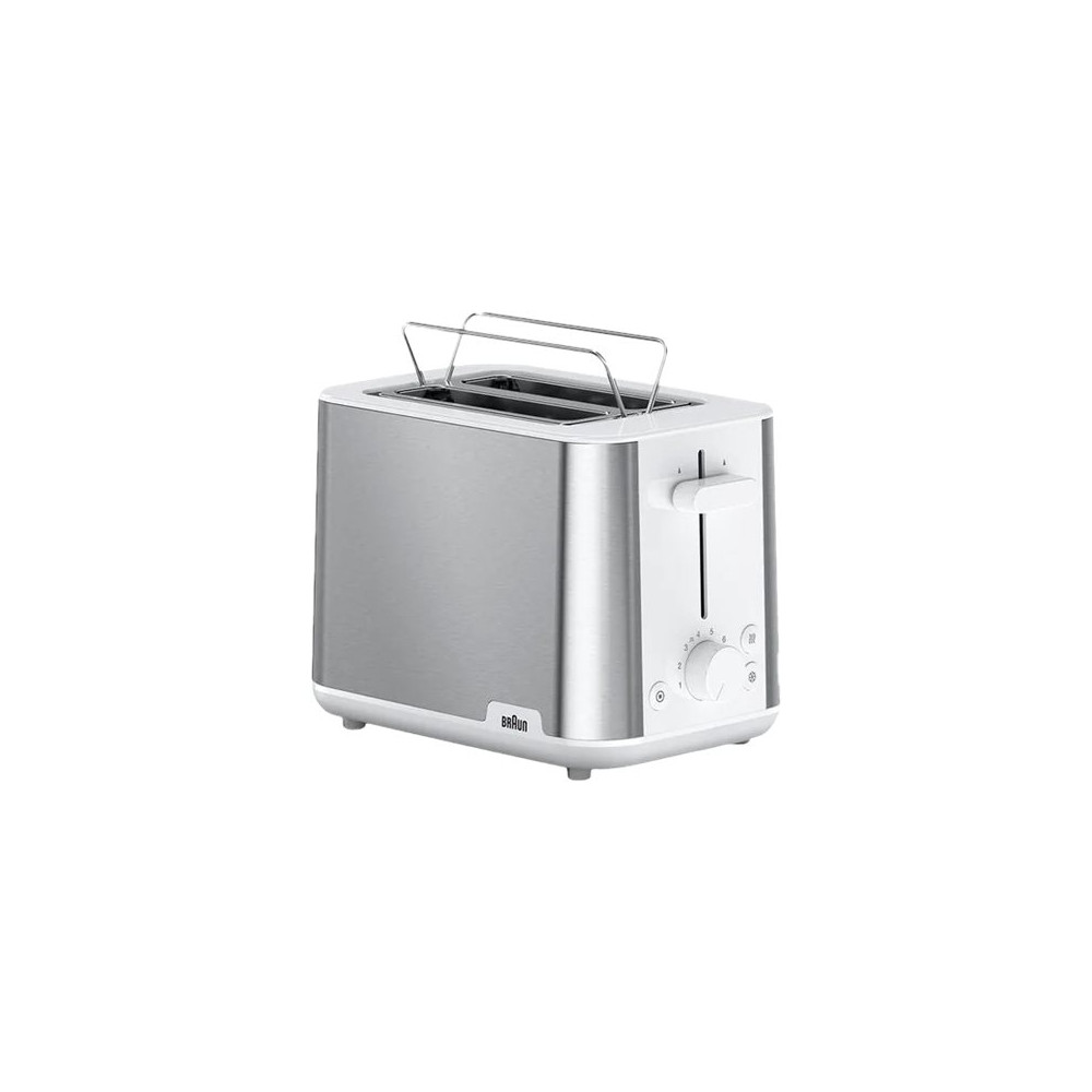 Produktbild för Braun PurShine HT 1510 WH - brödrost - rostfritt stål / vitt