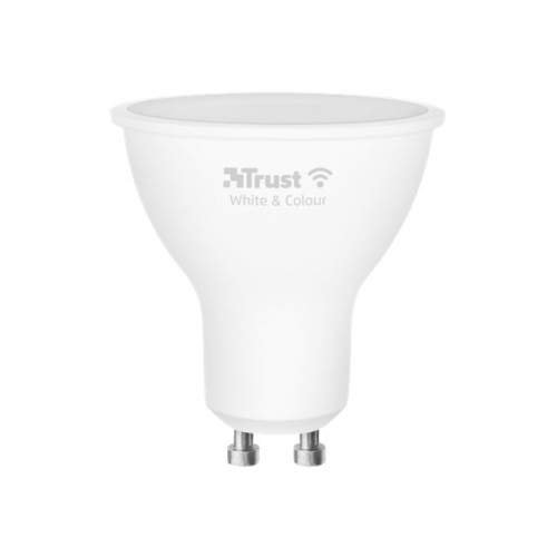 Trust Computer Products Trust Smart Home - LED-spotlight - GU10 - vit/färg - 1800-6500 K - spotlightskena - vit (paket om 2)