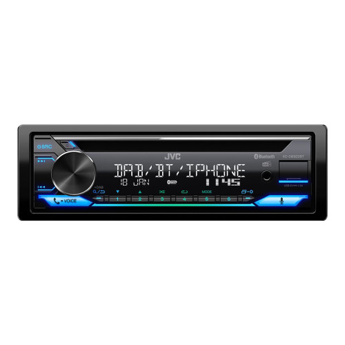 JVC JVC KD-DB922BT - Bil - CD-mottagare - inbyggd enhet - Enkel-DIN