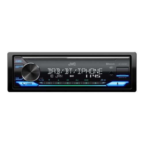 JVC JVC KD-X482DBT - Bil - digital mottagare - inbyggd enhet - Enkel-DIN