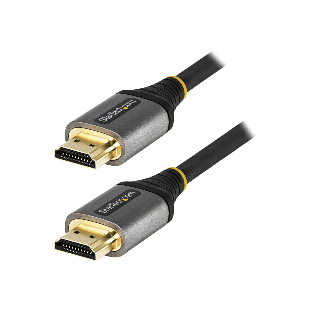 Produktbild för Startech 12ft (4m) HDMI 2.1 Cable, Certified Ultra High Speed HDMI Cable 48Gbps, 8K 60Hz/4K 120Hz HDR10+ eARC, Ultra HD 8K HDMI Cable/Cord w/TPE Jacket, For UHD Monitor/TV/Display - Dolby Vision/Atmos, DTS-HD (HDMM21V4M) - HDMI-kabel med Ethernet - 4 m