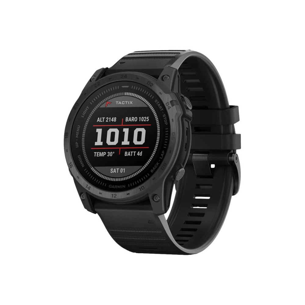 Produktbild för Garmin Tactix 7 Standard Edition - fiberförstärkta polymerer - Ja sportklocka med band - svart - 32 GB
