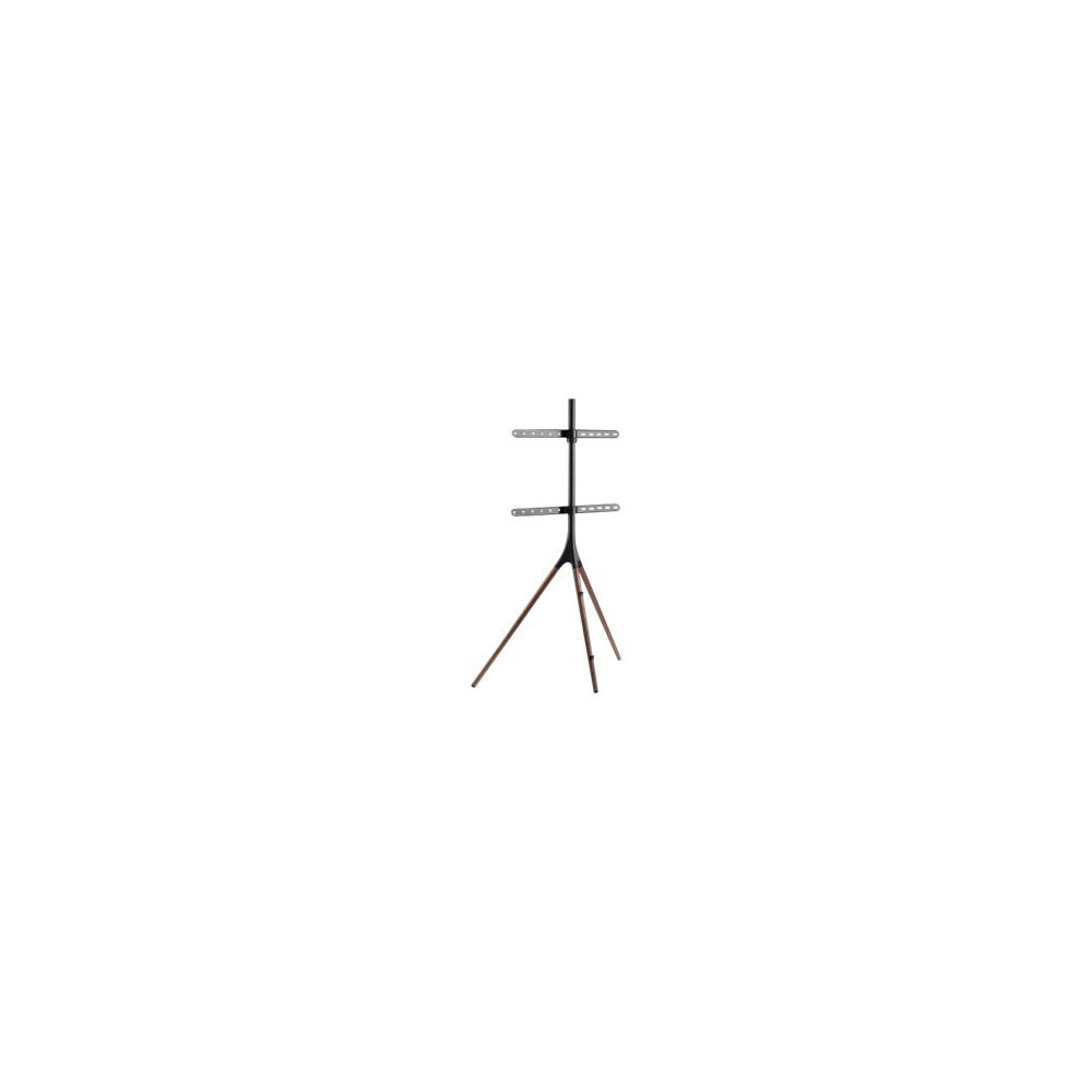 Produktbild för Manhattan TV & Monitor Mount, Tripod Floor Stand, 1 screen, Screen Sizes: 37-65", Black, VESA 200x200 to 600x400mm, Max 32kg, LFD, Lifetime Warranty ställ - stativ - för platt panel - portabel - svart, brun