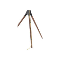 Produktbild för Manhattan TV & Monitor Mount, Tripod Floor Stand, 1 screen, Screen Sizes: 37-65", Black, VESA 200x200 to 600x400mm, Max 32kg, LFD, Lifetime Warranty ställ - stativ - för platt panel - portabel - svart, brun