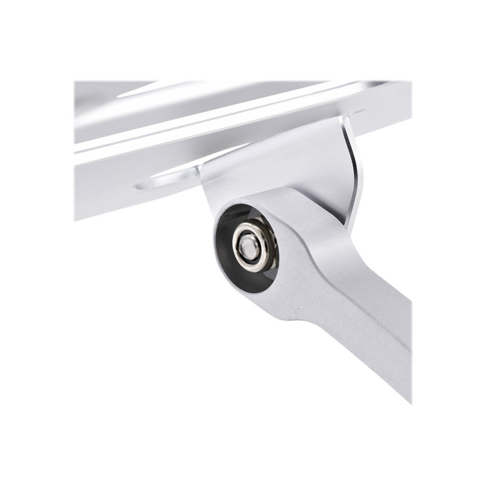 Produktbild för StarTech.com Laptop Stand for Desk, Ergonomic Laptop Stand Adjustable Height, Aluminum, Portable, Supports up to 22lb (10kg), Foldable Laptop Holder for Desk - Angled Notebook Computer Riser/Lift (ADJ-LAPTOP-RISER) - ställ för bärbar dator