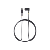 Produktbild för StarTech 6ft (2m) USB C Charging Cable Right Angle, 60W PD 3A, Heavy Duty Fast Charge USB-C Cable, USB 2.0 Type-C, Durable and Rugged Aramid Fiber, S20/iPad/Pixel - High Quality USB Charging Cord (R2CCR-2M-USB-CABLE) - USB typ C-kabel - USB-C till USB-C -