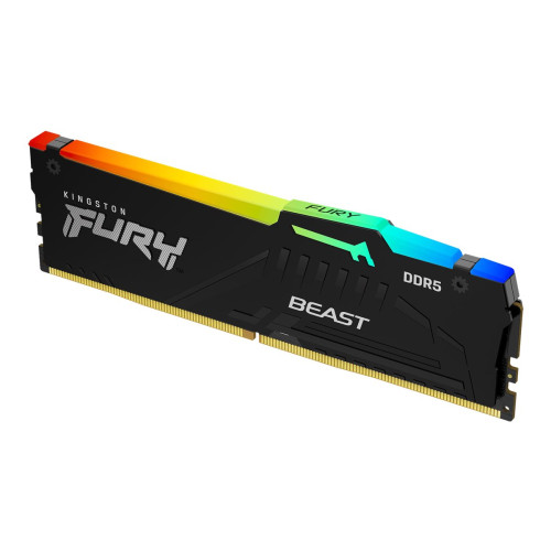 Kingston Technology Kingston FURY Beast RGB - DDR5 - modul - 16 GB - DIMM 288-pin / PC5-44800 - ej buffrad