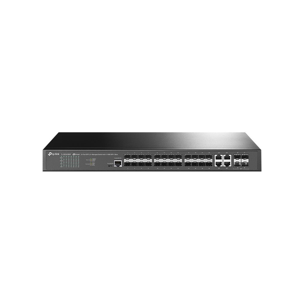 Produktbild för TP-Link JetStream TL-SG3428XF V1 - switch - 28 portar - Administrerad - rackmonterbar