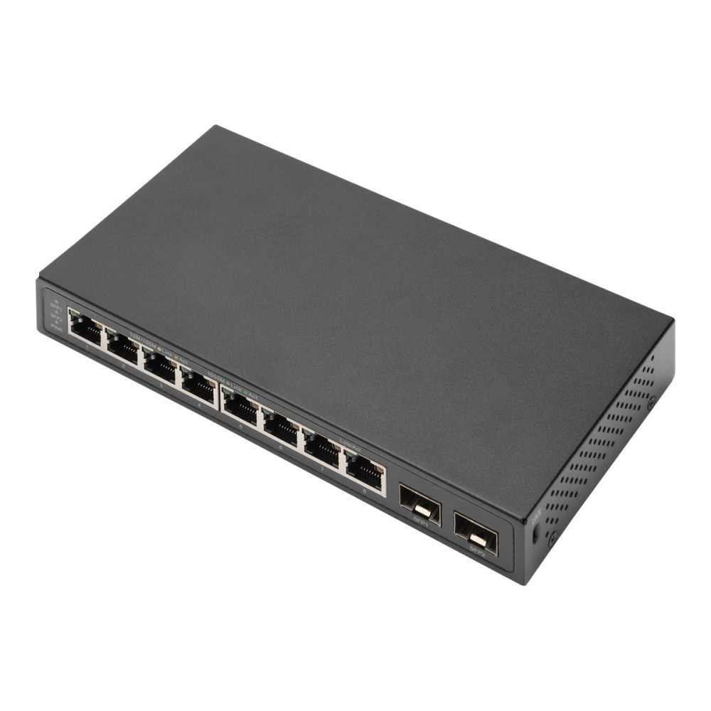 Produktbild för DIGITUS DN-80067 - switch - 8 portar - ohanterad