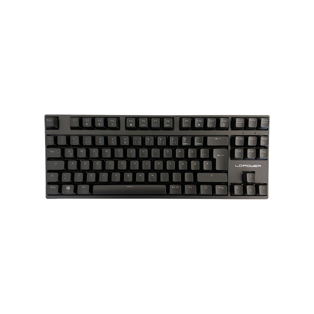 Produktbild för LC Power LC-KEY-MECH-2-RGB-C-W - tangentbord - TKL - QWERTZ - tysk - svart Inmatningsenhet