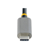 Produktbild för StarTech.com 3-Port USB-C Hub with Ethernet, 3x USB-A Ports, Gigabit Ethernet, USB 3.0 5Gbps, Bus-Powered, USB Type-C Hub w/ GbE and 1ft/30cm Long Cable, Portable USB-C to USB-A Laptop Hub - USB Expansion Hub (HB30C3A1GEA2) - hubb - 3 portar