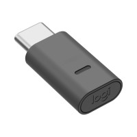Produktbild för Logitech Zone Vibe Wireless - headset - USB-C via Bluetooth-adapter