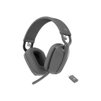 Produktbild för Logitech Zone Vibe Wireless - headset - USB-C via Bluetooth-adapter