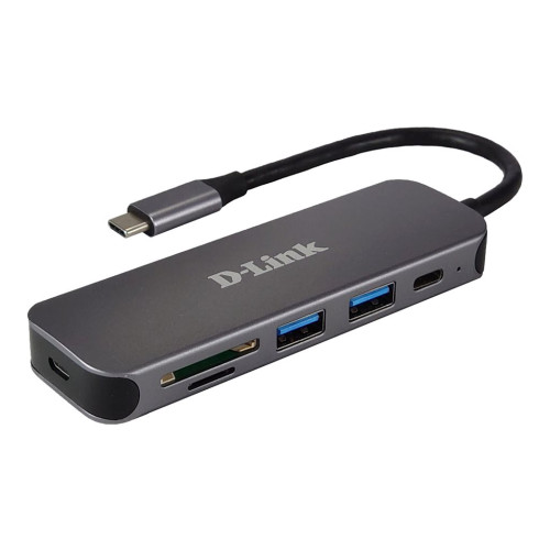 D-Link D-Link DUB-2325 - hubb - med kortläsare - 5 portar