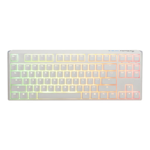 DuckyChannel International Ducky One 3 TKL - tangentbord - RGB - QWERTZ - tysk - kritvit Inmatningsenhet