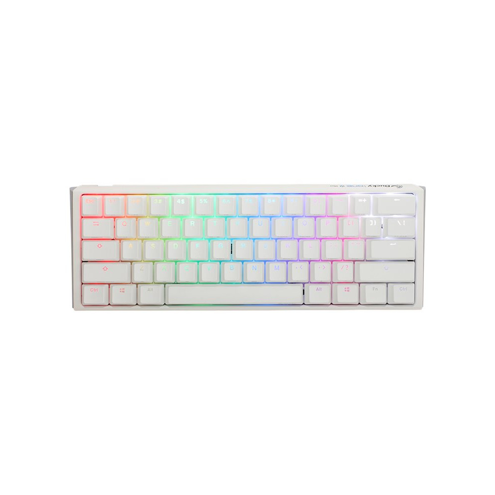 Produktbild för Ducky One 3 Mini - tangentbord - QWERTZ - tysk - kritvit Inmatningsenhet