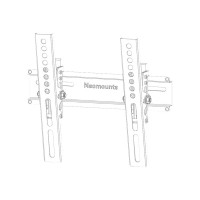 Produktbild för Neomounts WL35-350BL12 monteringssats - för platt panel - svart
