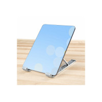 Produktbild för StarTech.com Foldable Laptop Riser Stand, Portable Height Adjustable Ergonomic Laptop Stand, Ventilated Aluminum Frame Supports 22lb (10Kg), Tilt/Raised/Angled Laptop/Tablet Stand, Collapsible Design - ställ för bärbar dator