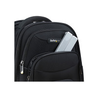 Produktbild för StarTech.com Foldable Laptop Riser Stand, Portable Height Adjustable Ergonomic Laptop Stand, Ventilated Aluminum Frame Supports 22lb (10Kg), Tilt/Raised/Angled Laptop/Tablet Stand, Collapsible Design - ställ för bärbar dator