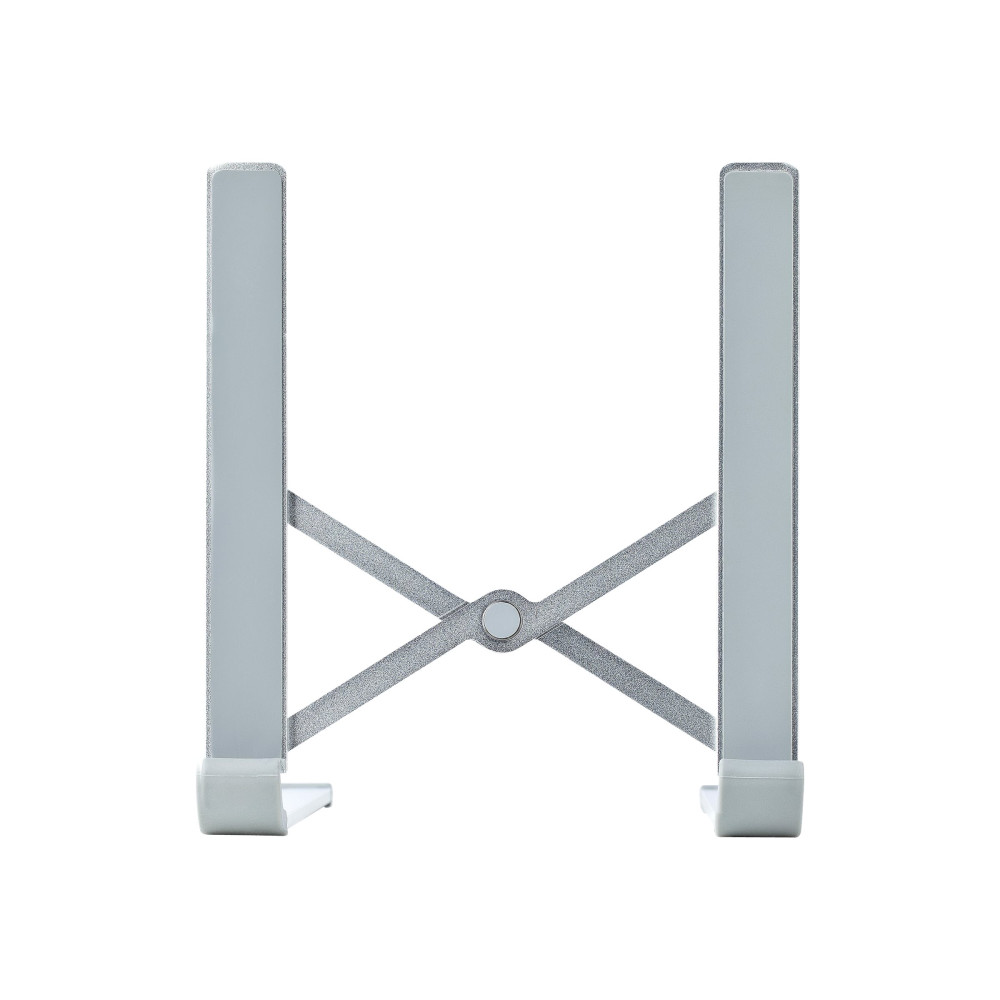 Produktbild för StarTech.com Foldable Laptop Riser Stand, Portable Height Adjustable Ergonomic Laptop Stand, Ventilated Aluminum Frame Supports 22lb (10Kg), Tilt/Raised/Angled Laptop/Tablet Stand, Collapsible Design - ställ för bärbar dator