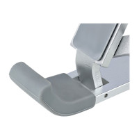 Produktbild för StarTech.com Foldable Laptop Riser Stand, Portable Height Adjustable Ergonomic Laptop Stand, Ventilated Aluminum Frame Supports 22lb (10Kg), Tilt/Raised/Angled Laptop/Tablet Stand, Collapsible Design - ställ för bärbar dator
