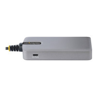 Produktbild för StarTech.com 4-Port USB Hub, USB 3.0 5Gbps, Bus Powered, USB-A to 4x USB-A Hub with Optional Auxiliary Power Input, Portable Desktop/Laptop USB Hub with 1ft (30cm) Attached Cable - USB Expansion Hub (5G4AB-USB-A-HUB) - hubb - 4 portar