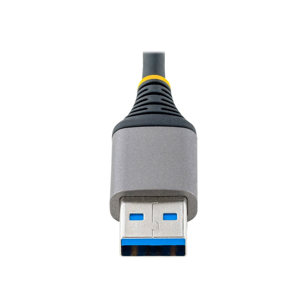 Produktbild för StarTech.com 4-Port USB Hub, USB 3.0 5Gbps, Bus Powered, USB-A to 4x USB-A Hub with Optional Auxiliary Power Input, Portable Desktop/Laptop USB Hub with 1ft (30cm) Attached Cable - USB Expansion Hub (5G4AB-USB-A-HUB) - hubb - 4 portar
