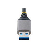 Produktbild för StarTech.com 4-Port USB Hub, USB 3.0 5Gbps, Bus Powered, USB-A to 4x USB-A Hub with Optional Auxiliary Power Input, Portable Desktop/Laptop USB Hub with 1ft (30cm) Attached Cable - USB Expansion Hub (5G4AB-USB-A-HUB) - hubb - 4 portar
