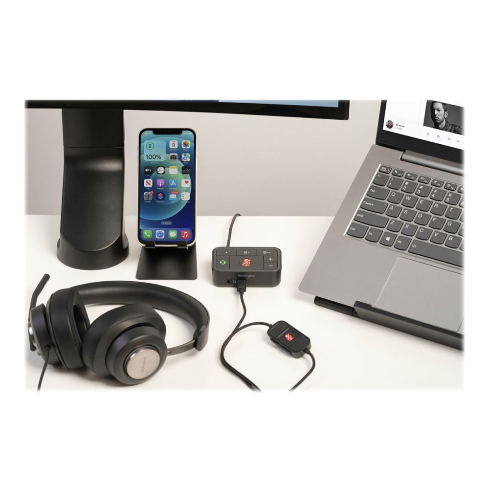 Produktbild för Kensington H2000 - headset - USB-C