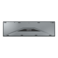 Produktbild för CHERRY KW 9100 SLIM - tangentbord - QWERTZ - tysk - svart, silver Inmatningsenhet