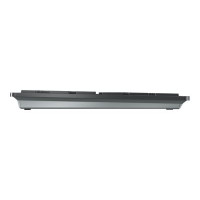 Produktbild för CHERRY KW 9100 SLIM - tangentbord - QWERTZ - tysk - svart, silver Inmatningsenhet