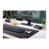 Produktbild för CHERRY KW 9100 SLIM - tangentbord - QWERTZ - tysk - svart, silver Inmatningsenhet
