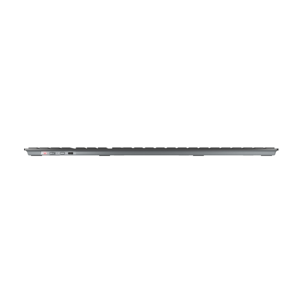 Produktbild för CHERRY KW 9100 SLIM - tangentbord - QWERTY - Engelska - Europa - svart, silver Inmatningsenhet