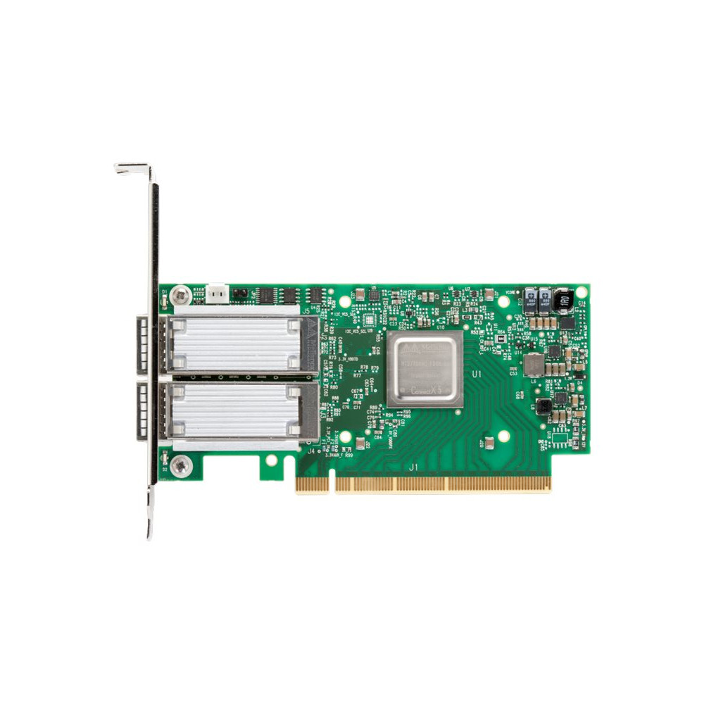 Produktbild för NVIDIA ConnectX-5 EN - nätverksadapter - PCIe 3.0 x8 - 25 Gigabit SFP28 x 2