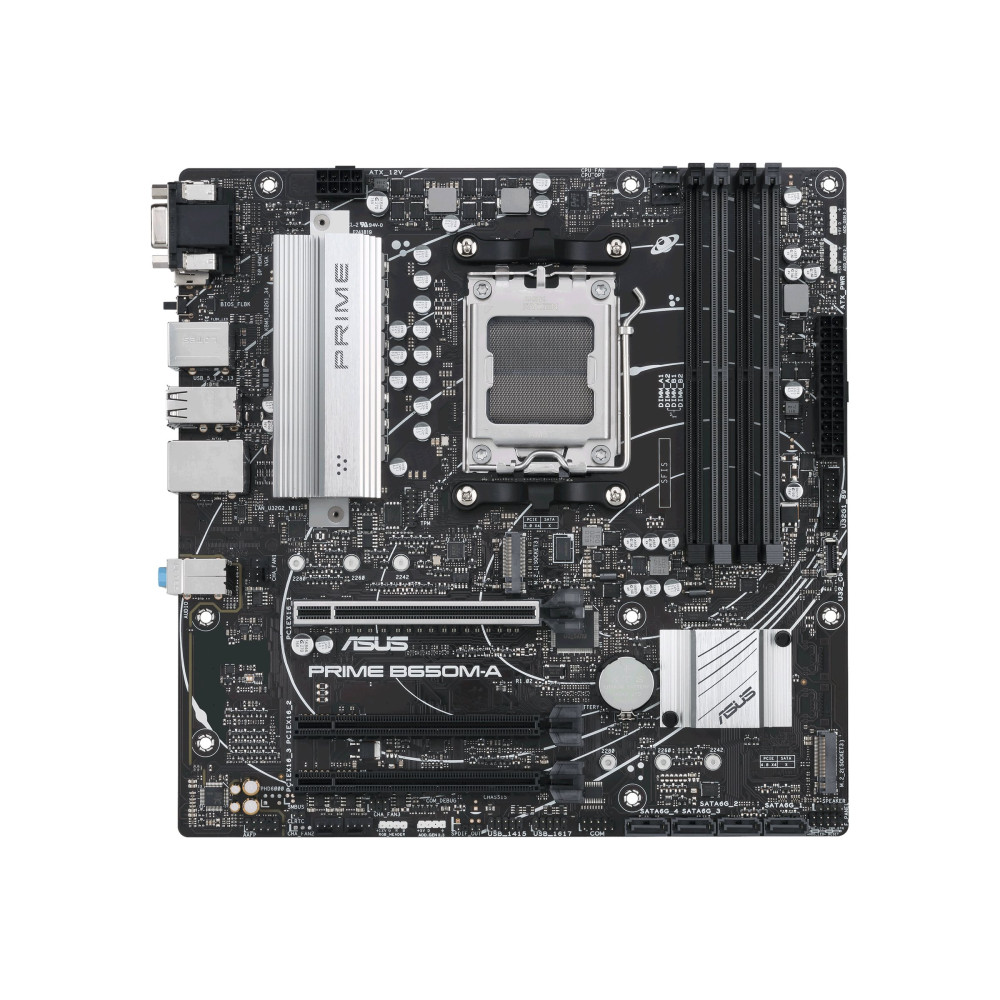 Produktbild för ASUS Prime B650M-A - moderkort - micro ATX - Socket AM5 - AMD B650