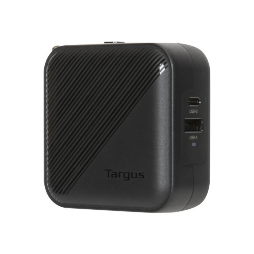 Targus Targus strömadapter - GaN - USB-C, USB typ A - 65 watt
