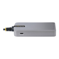 Produktbild för StarTech.com 3-Port USB-C Hub with Ethernet, 3x USB-A Ports, Gigabit Ethernet, USB 3.0 5Gbps, Bus-Powered, USB Type-C Hub w/GbE and 1ft/30cm Long Cable, Portable Laptop USB C Hub Adapter - USB Expansion Hub, RJ45 (5G3AGBB-USB-C-HUB) - hubb - 3 portar