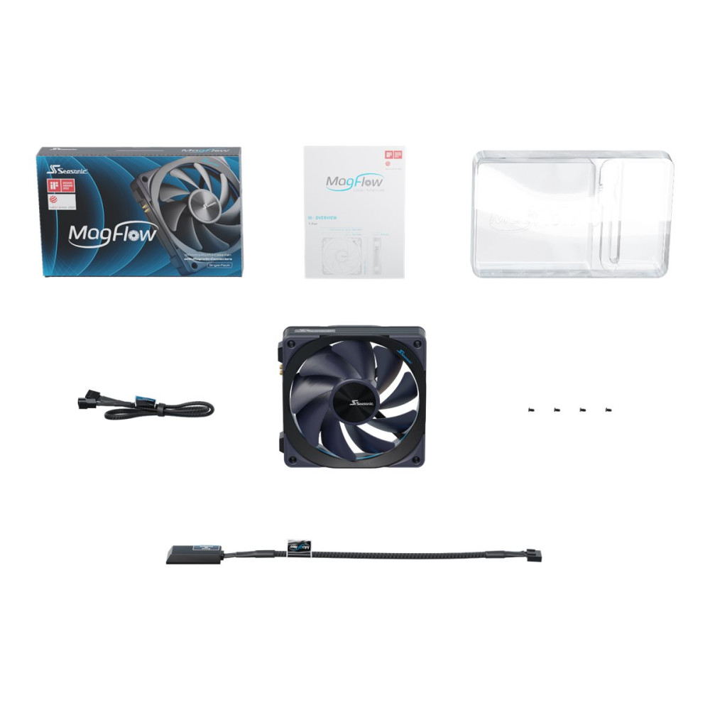 Produktbild för Seasonic MagFlow 1225 PWM - lådfläkt