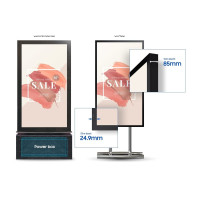 Produktbild för Samsung OH24B OHB Series - 24" LED-bakgrundsbelyst LCD-skärm - Full HD - utomhus - för interaktiv skyltning/interaktiv kommunikation