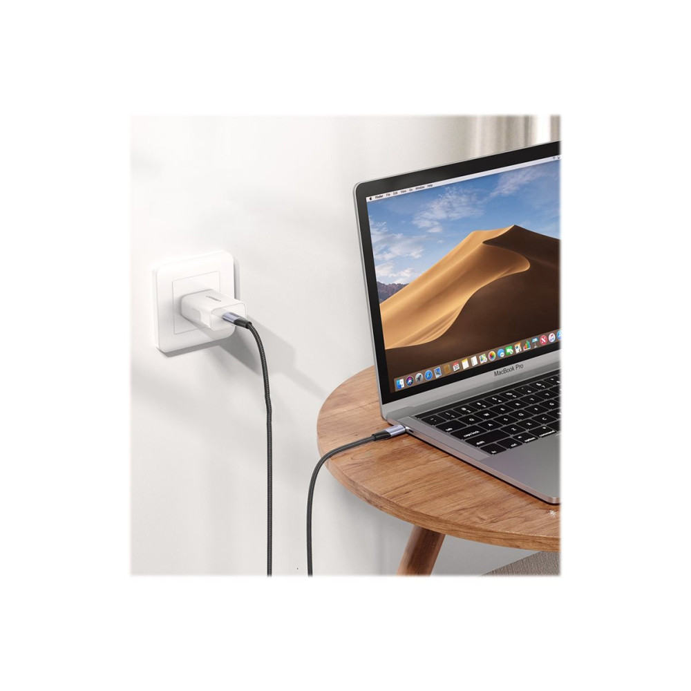 Produktbild för Ugreen - USB typ C-kabel - USB-C till USB-C - 1 m